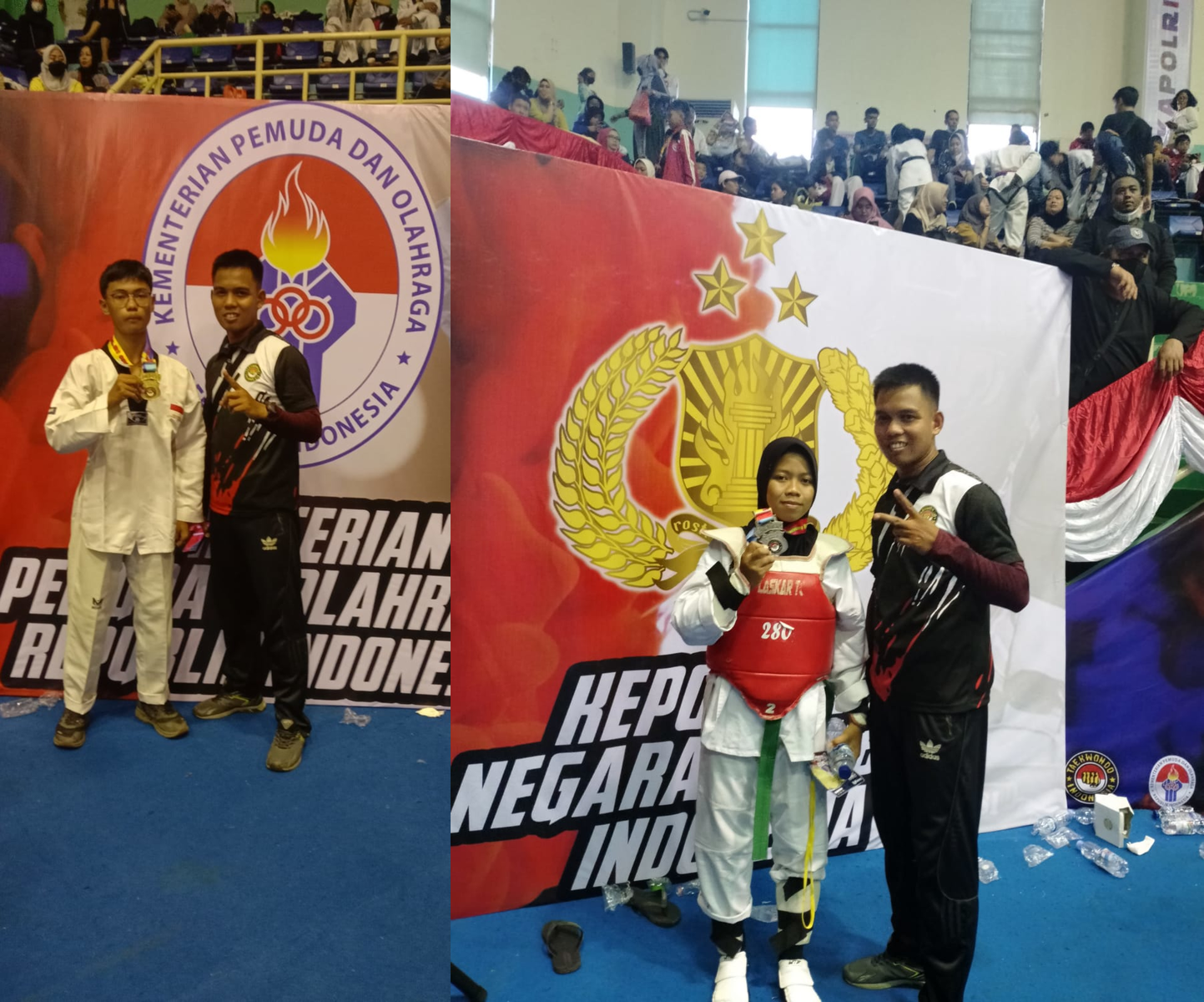 SUKSES! Raih Mendali Emas & Perak Kejuaraan Taekwondo Kapolri Cup